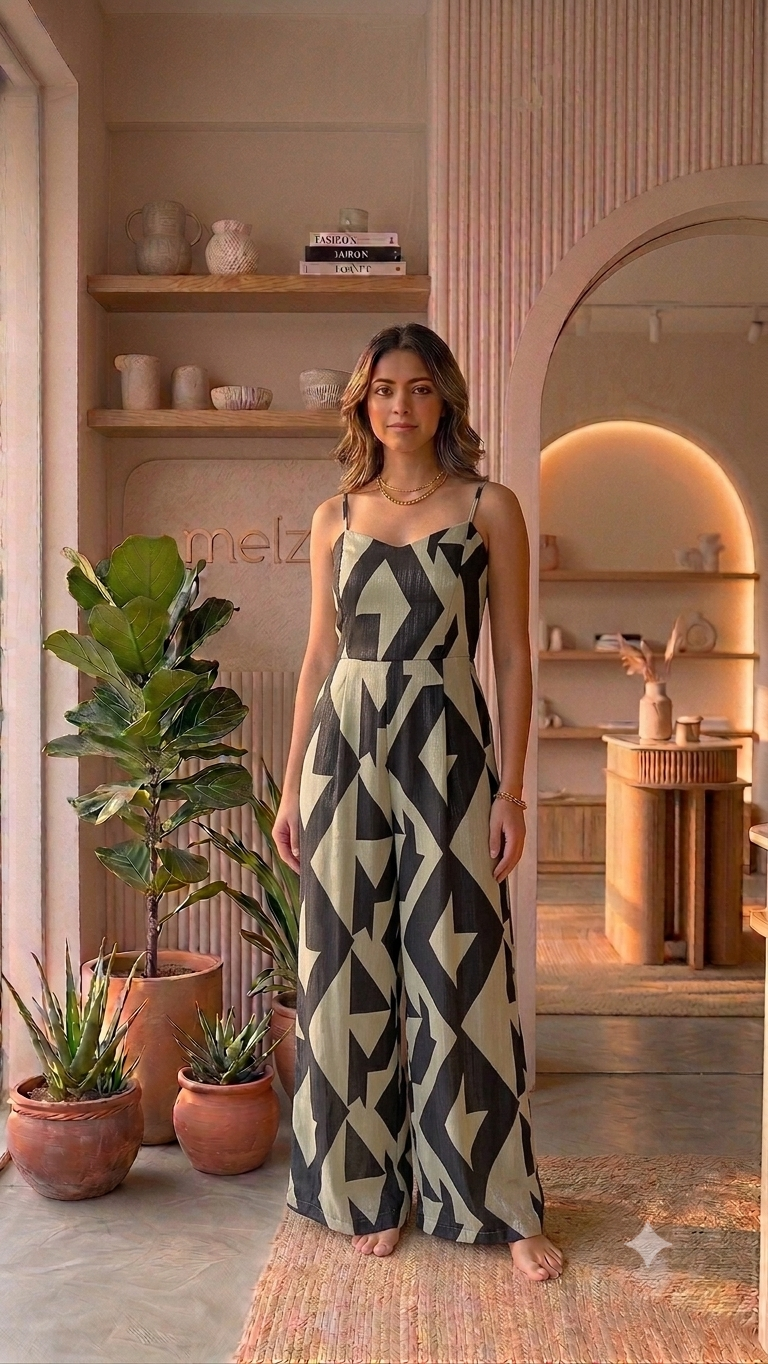Geometric Jumpsuit