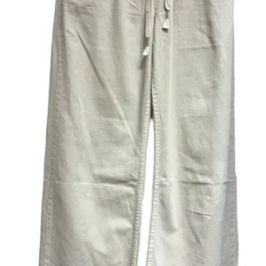 Beige Cotton Pants