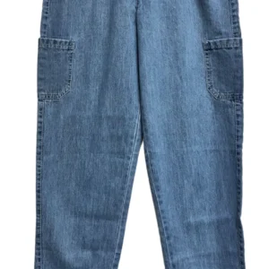 Denim Cargo Pants